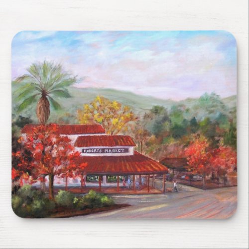 Roberts Market in Woodside _ Customized Mouse Pad