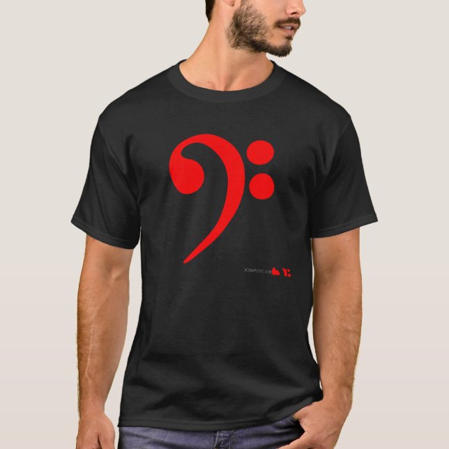 Robertson Bass Clef T-Shirt (Front)