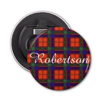 Robertson Clan Plaid Scottish Tartan Bottle Opener by TheTartanShop at Zazzle