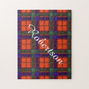 Robertson clan Plaid Scottish tartan Jigsaw Puzzle