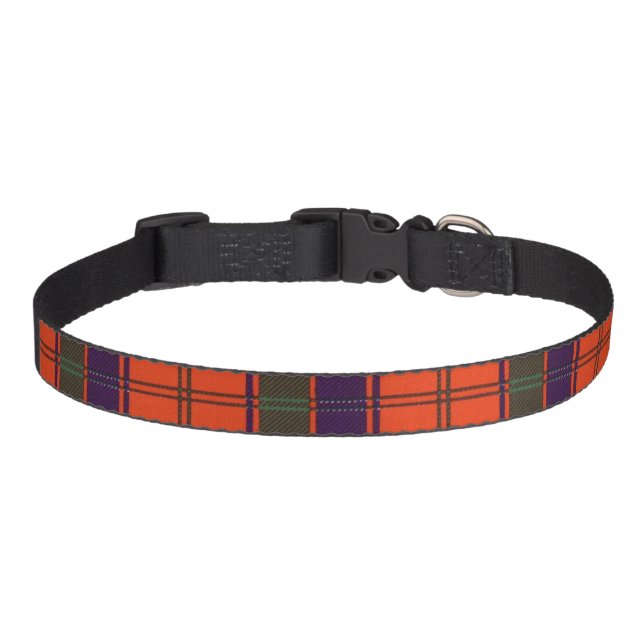Robertson clan Plaid Scottish tartan Pet Collar (Front)