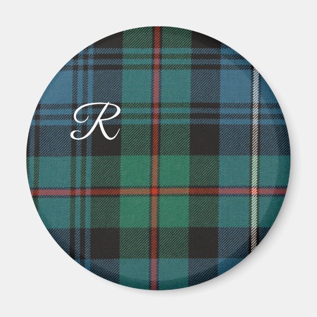 Robertson Magnet in Ancient Hunting Tartan  (Front)