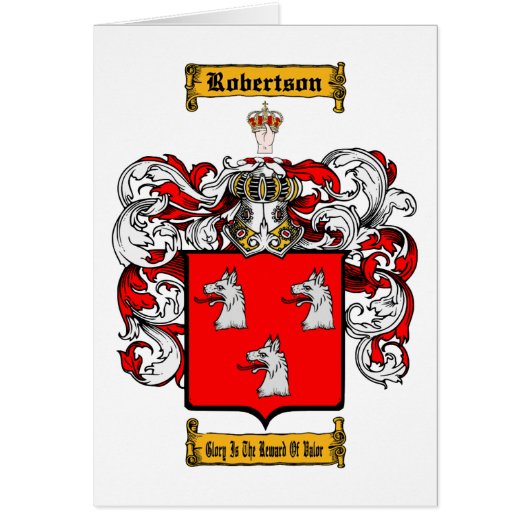 Robertson (Scottish) Cards (Front)