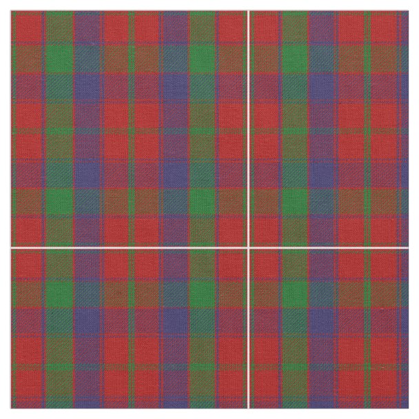 Robertson Tartan Print Fabric Zazzle