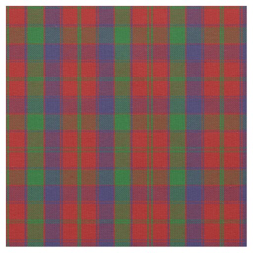 Robertson Tartan Print Fabric Zazzle