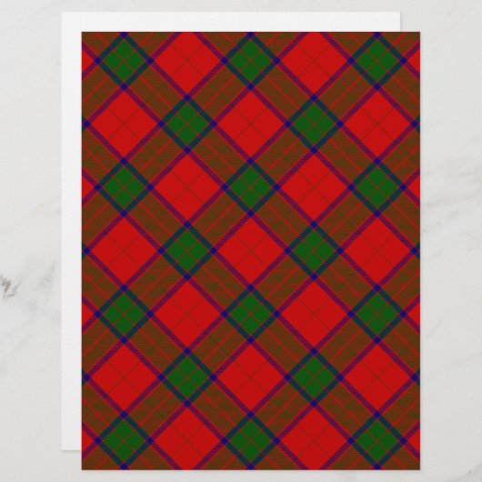 Robertson tartan red green plaid (Front/Back)