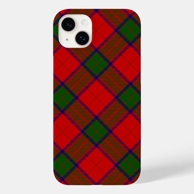 Robertson tartan red green plaid Case-Mate iPhone case (Back)