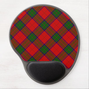 Robertson tartan red green plaid gel mouse pad