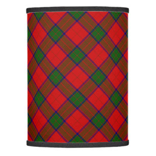 Robertson tartan red green plaid lamp shade