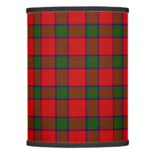 Robertson tartan red green plaid lamp shade