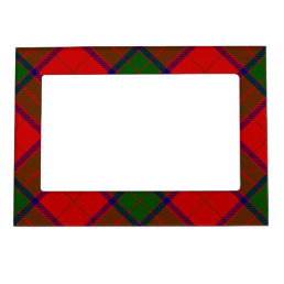 Robertson tartan red green plaid magnetic picture frame