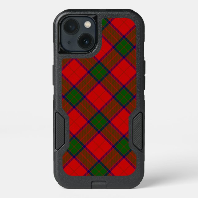 Robertson tartan red green plaid otterbox iPhone case (Back)