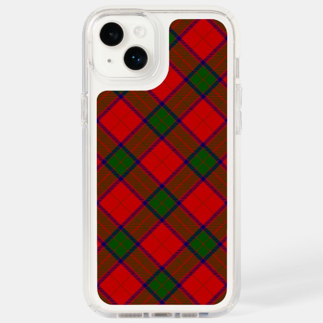 Robertson tartan red green plaid speck iPhone case (Front)