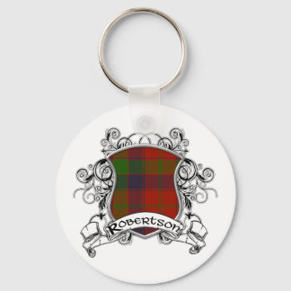 Robertson Tartan Shield Keychain