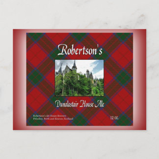 Robertson's Dunalastair House Ale Postcard