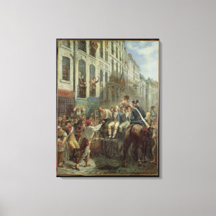 Robespierre  and Saint-Just Canvas Print