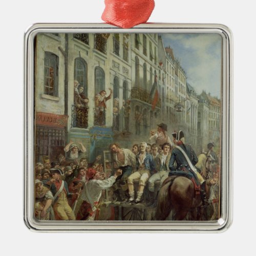Robespierre  and Saint_Just Metal Ornament