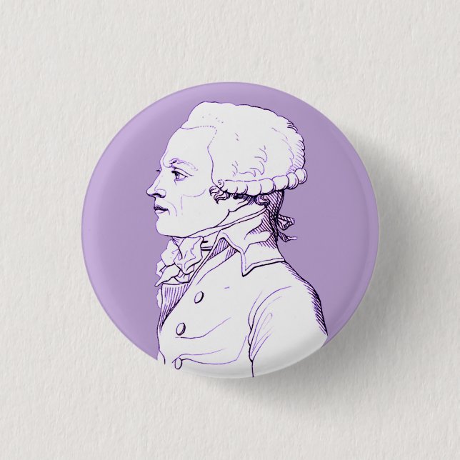 Robespierre profile in Lavender Button (Front)