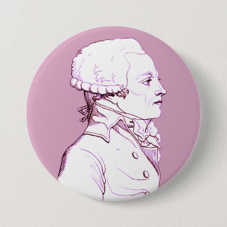 Robespierre profile in Rose Button