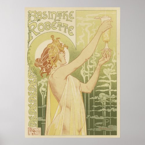 Robette Absinthe _ Art Nouveau Poster