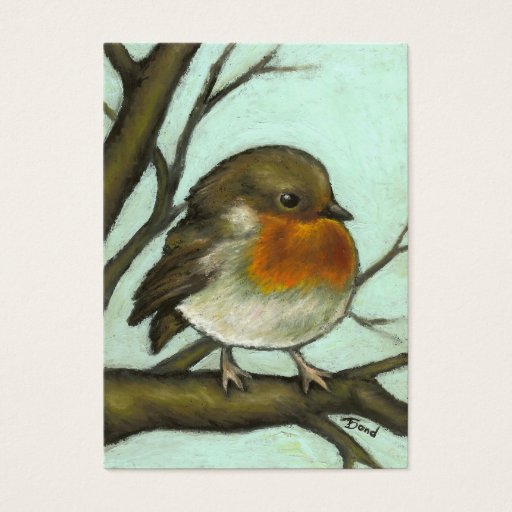 Customizable Robin Business Cards