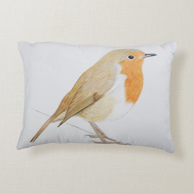 Robin 2011 decorative pillow (Back)