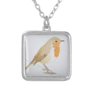 Robin 2011 silver plated necklace