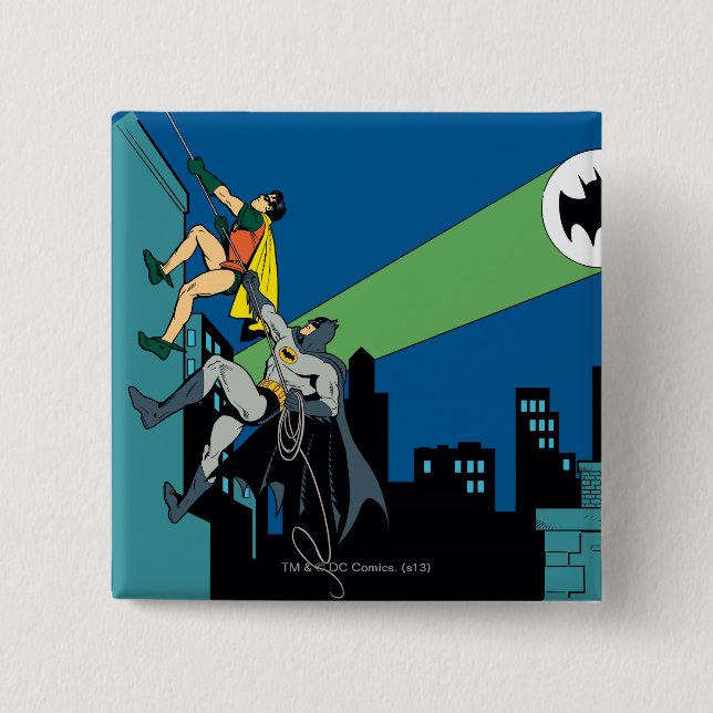 Robin And Batman Climb Button (Front)