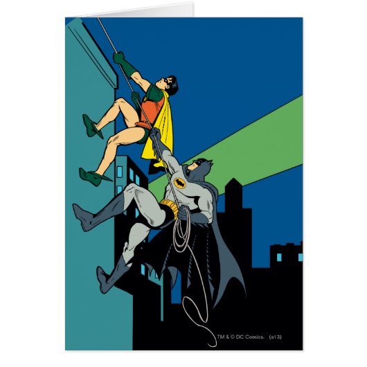 Robin And Batman Climb Cards (Front)