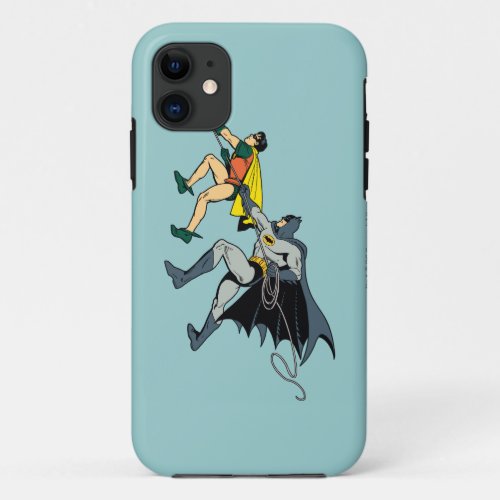 Robin And Batman Climb iPhone 11 Case