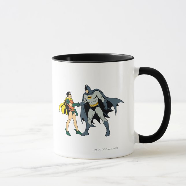 Robin And Batman Handshake Mug (Right)