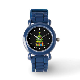 Robin And Colorful Presents Under Christmas Tree Watch