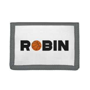Robin Basketball Trifold Wallet