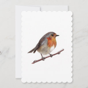 Robin Bird (Erithacus Rubecula) Gift Card
