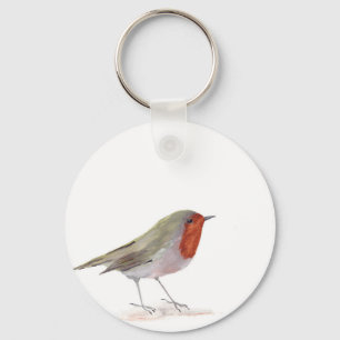 Robin bird keychain