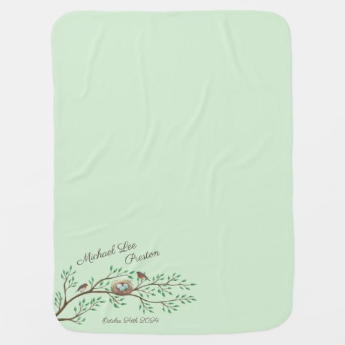 Robin Birds Nest Eggs Spring Baby Shower