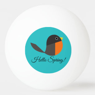 Robin Birds  Ping Pong Ball