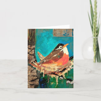 Robin BLANK Greeting Card