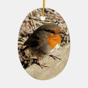 ROBIN CERAMIC ORNAMENT