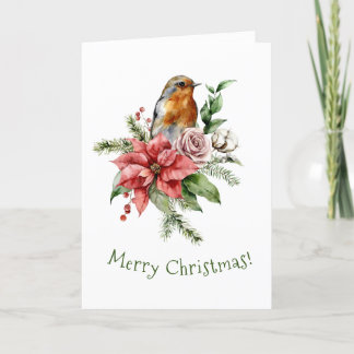 Robin Christmas Greeting Card