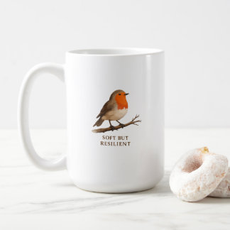 Robin Coffee Mug - Soft Resilient Bird Gift