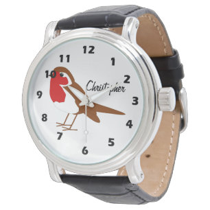 Robin Design Personalised Watch