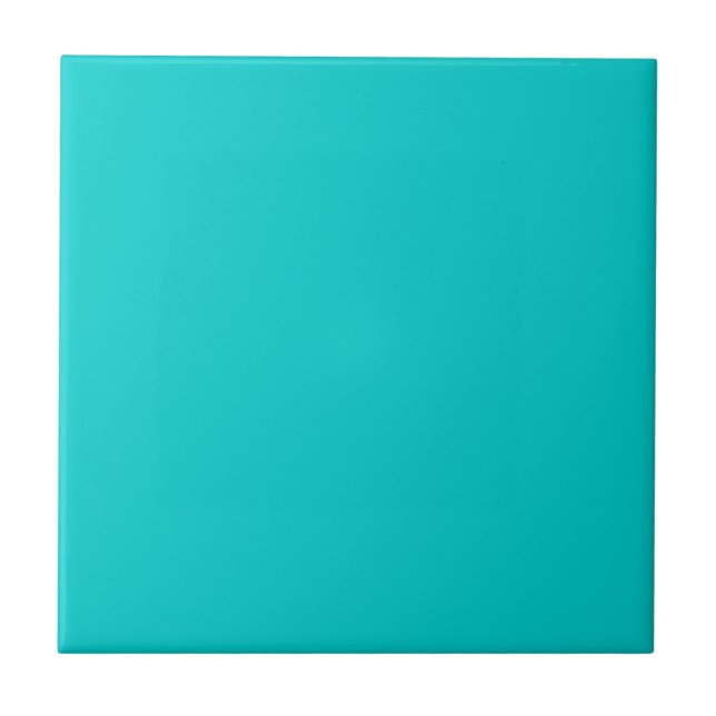Robin Egg Blue Ceramic Tile (Front)