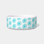 Robin Egg Blue Daisy Print, Hippie Flowers Pattern Bowl<br><div class="desc">Drift of into a daydream with this vintage robin egg blue daisy flower print.</div>
