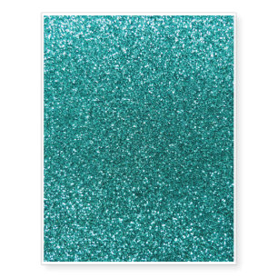 Robin egg blue glitter temporary tattoos