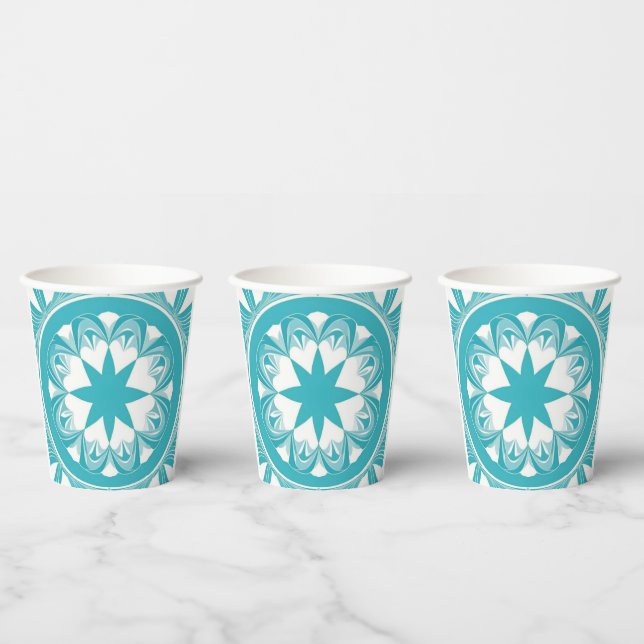 Robin Egg Blue Paper Cups (Multi)