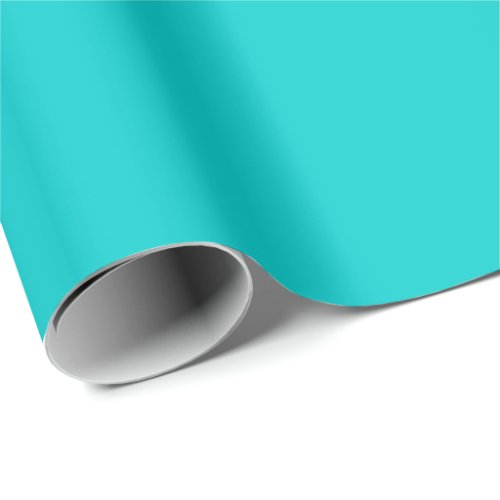 Robin Egg Blue Solid Color  Classic  Elegant Wrapping Paper
