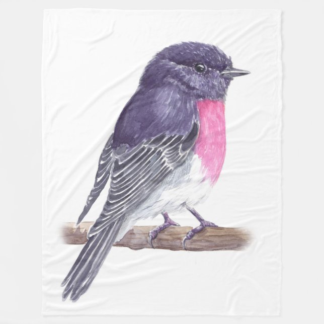 Robin Fleece Blanket (Front)