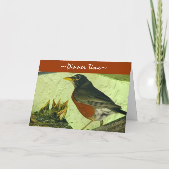 Robin Greeting Card (Front)