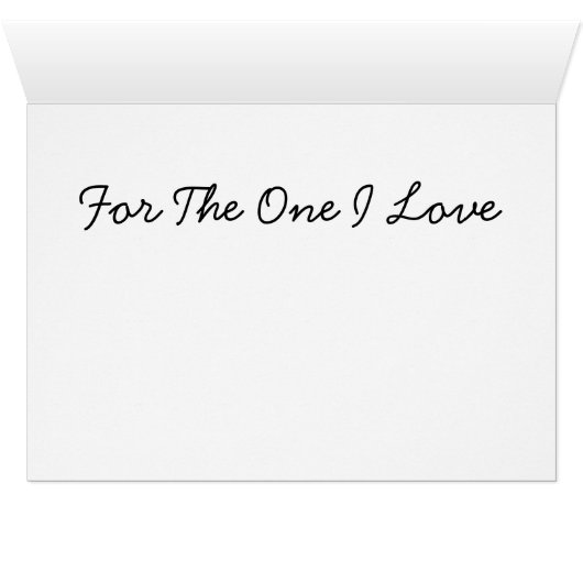 Robin Heart Valentine Romance Love Card (Inside Horizontal (Bottom))